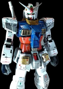 BANDAI 機動戦士ガンダム 1/60 PG UNLEASHED RX-78-2 ガンダムダブルパイロット仕様 塗装済改修完成品 METAL BUILD