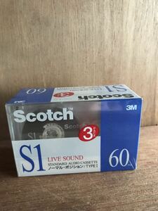 60 minute cassette tape unopened,3 piece set Scotch manufacture 