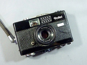 ▼ローライ ROLLEI B 35 BLACK Triotar3.5/40 動作確認済 革ケース・ストラップ付