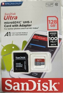 SanDisk microSDXC UHS-I 128GB 100MB/s