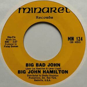 Big John Hamilton 「Big Bad John / The Train」 funk45 soul45 7インチ