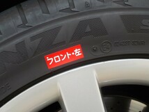 【送料無料+おまけ】タイヤ保管ステッカー6000本分6,000円/ホイールタイヤ外し取付位置ステッカー/オマケは赤色オイル交換シール_画像3