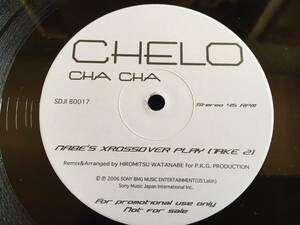 ★Chelo - Cha Cha 国内盤Promo 12EP★ Qsoc1 ★ Hiromitsu Watanabe