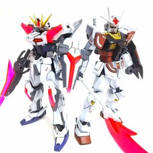 1/144 ビルドストライク エクシードギャラクシー　＆　ラーガンダム