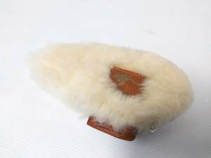 送料無料 [1023-1980] 羊毛 ムートン ヘッドカバー オーストラリア製 シープスキン パター用 @60