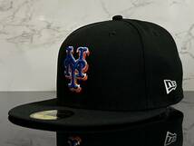 【未使用品】50A★NEW ERA ニューエラ 59FIFTY×MLB ニューヨーク メッツ New York Mets コラボ キャップ 帽子 CAP《SIZE 7 1/8・56.8㎝》_画像1