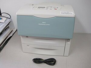 ★NEC★A3 モノクロ レーザープリンター★MultiWriter 8250N/PR-L8250N★印刷枚数 80798枚★550枚 増設ホッパ付★a1338