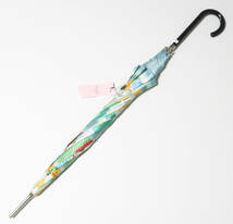 《kate spade ケイトスペード》新品 高い縫製技術 ポスター・パンフレット柄 長傘 雨傘 8本骨 A8108_画像7