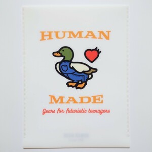 非売品 HUMAN MADE A5サイズ クリアファイル ヒューマンメード ヒューマンメイド カモ DUCK