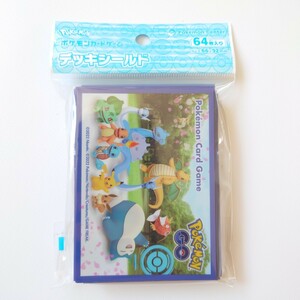 新品 未開封品 ポケモンカードゲーム デッキシールド Let's GO Pokemon go スリーブ ポケカ（管理番号211）