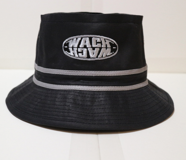 wackwack &#34; Oval Logo &#34; 90's Flava Bucket Hat ／切り絵アーティスト ポークパイ バケットハット