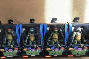 ネカ NECA TMNT 1990 映画版 タートルズ 4種セット レオナルド ラファエロ ミケランジェロ ドナテロ 未開封品 国内正規品