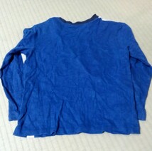 GAP　Tシャツ長袖　青色　5years(110サイズ)キッズ　複数落札同梱可_画像3