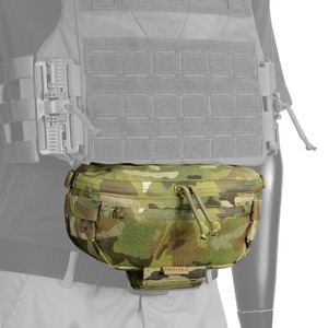 AGILITE ドロップポーチ SIX PACK ハンガーポーチ HANGER POUCH ウエストストラップ付き [ マルチカム ]