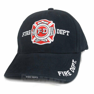 Rothco キャップ FIRE DEPT 消防 9365 ネイビーブルー O9365 | ベースボールキャップ 野球帽 メンズ