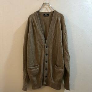 CASHMERE/ 長袖 カシミヤカーディガン ベージュ メンズ SS