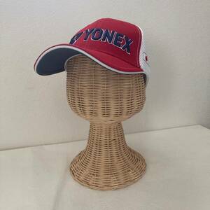 YONEX/ Yonex шляпа колпак бадминтон теннис красный белый мужской M