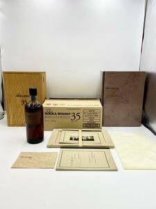 未開栓 創業70周年記念ウイスキー THE NIKKA PURE MALT 35 ザ・ニッカ ピュアモルト 35年 木箱入 竹鶴ノート 700ml 48% 世界500本限定