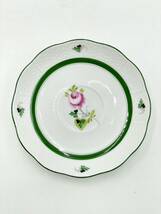 HEREND ヘレンド ウィーンの薔薇 カップ&ソーサー 724 プレート VRH 516 バラ 洋食器 陶磁器 皿 アンティーク_画像4