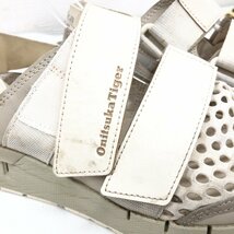 ●Onitsuka Tiger オニツカタイガー 定価15,400円 レビラックサンダル 24.5cm ベージュ スポーツサンダル スニーカー スポサン レディース_画像9