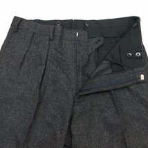 ●POLO RALPH LAUREN ポロ ラルフローレン ツータック スラックス パンツ 88 ダークグレー 日本製 特大 大きいサイズ 2L LL XL メンズ 紳士_画像5