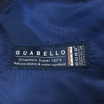 ●伊GUABELLO社製生地 HILTON ヒルトン グレンチェック スーツジャケット BE5(L相当) 濃紺 ネイビー 国内正規品 メンズ 紳士_画像4