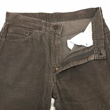 ●00's LEVI'S リーバイス 517-40 ブーツカット コーデュロイ パンツ 30 w76 ブラウングレー系 アメカジ 古着 日本製 メンズ 紳士_画像6