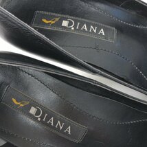 ●DIANA ダイアナ 定価17,050円 アーモンドトゥ 本革 レザー パンプス 23.5cm 黒 ブラック ハイヒール フォーマル 通勤 ビジネス 日本製_画像5