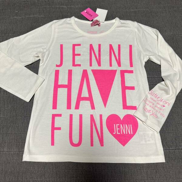 新品JENNI ジェニィ　両プリ長袖Tシャツ　ロンT130 Sister JENNI