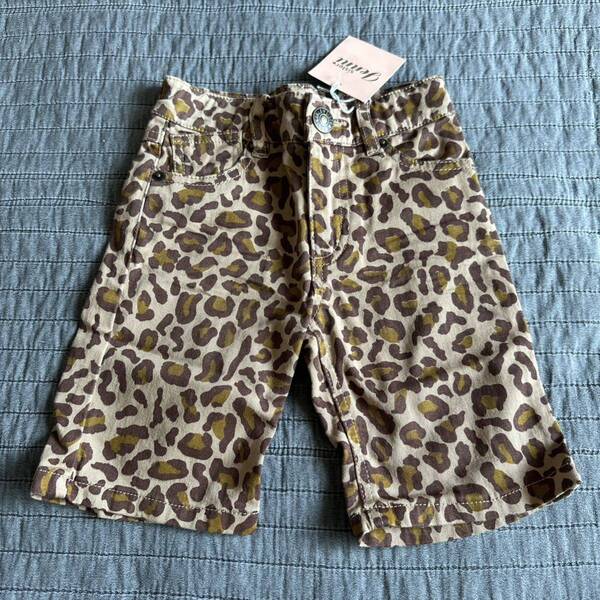 新品JENNIヒョウ柄ショート丈ハーフパンツズボン110 男女OK 5145円 ヒスミニ チャビーギャング