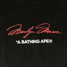 マリリン モンロー × BAPE ABC camo Tシャツ Lサイズ a bathing ape Marilyn Monroe エイプ ベイプ アベイシングエイプ 迷彩 m2_画像4