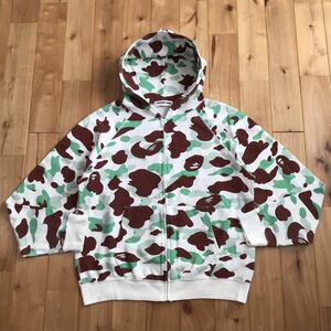 ★仙台限定★ Sendai city camo 鹿の子 ジップ パーカー Sサイズ a bathing ape BAPE エイプ ベイプ アベイシングエイプ NIGO w968