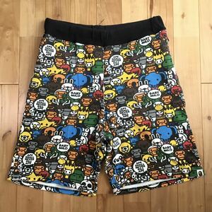 Milo Animal Safariスウェット ハーフパンツ Lサイズ a bathing ape BAPE sweat shorts マイロ エイプ ベイプ ショーツ w31al