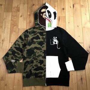 Ape head パンダ パーカー Mサイズ panda full zip hoodie a bathing ape BAPE camo エイプ ベイプ アベイシングエイプ 迷彩 i826