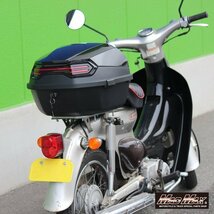 バイク用品 リアボックス リーベン トップケース 40L ブラック/原付 パニアケース 収納ボックス ツーリング キャンプ【送料800円】_画像8