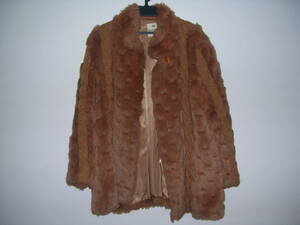  fake fur half coat 