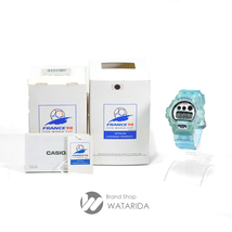 カシオ CASIO 腕時計 G-SHOCK DW-6900WF-2T ラバー 1998年 ワールドカップ フランス クリア ブルー 箱・保付 送料無料_画像7