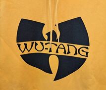 H6671　H&M　エイチアンドエム　スウェットパーカー　WU-TANG CLAN　ウータンクラン　ロゴプリント　イエロー　S_画像4