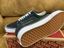 ■新品 VANS OLD SKOOL/オールドスクール ２-TONE NAVY/GREEN 26.5センチ USA企画 完売品_画像4