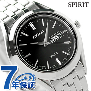 セイコー 腕時計 レディース ソーラー STPX031 SEIKO ブラック