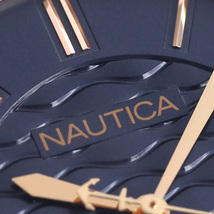 ノーティカ NAUTICA レディース 腕時計 ネイビー 革ベルト 36mm NAPCGS006 コーラル ゲーブルズ_画像6