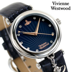 ヴィヴィアンウエストウッド トラファルガー 32mm 腕時計 VV108SLDBL Vivienne Westwood ネイビー