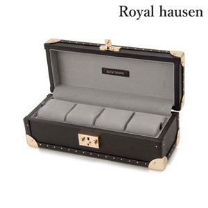  Royal is uzen collection box safia-no leather 4ps.@ storage cow leather SWB002-4 Royal hausen black 