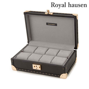 Королевская коробка для коллекции Royal Housen Safiano кожа 8 хранения ковхида SWB002-8 Royal Hausen Black