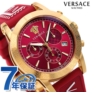  Versace Versace . спорт Tec 40mm хронограф мужские наручные часы VELT01421 VERSACE красный 