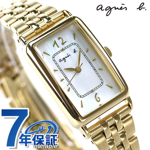 アニエスベー 時計 マルチェロ クリスマス 限定モデル 腕時計 FCSK736 agnes b. ホワイトシェル×ゴールド