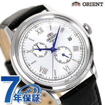 オリエント クラシック オリエントバンビーノ 自動巻き 腕時計 革ベルト ORIENT RN-AK0701S シルバー ブラック_画像1