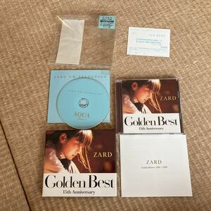 試聴済　美品　2枚組CD DVD付●ZARD GOLDEN BEST 15th Anniversary　初回限定盤 AQUA ~SUMMER~ DVD付き　坂井泉