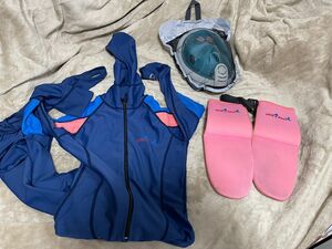 ダイビングセット　服　マスク デカトロン　decathlon Dive&Sail ラッシュガード UVカット