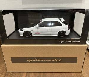 美品 イグニッションモデル 1/18 Honda CIVIC EK9 Type R White ignition model シビック ホンダ